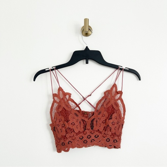 Free People Tops - Free People One Adella Floral Lace Bralette Size XS